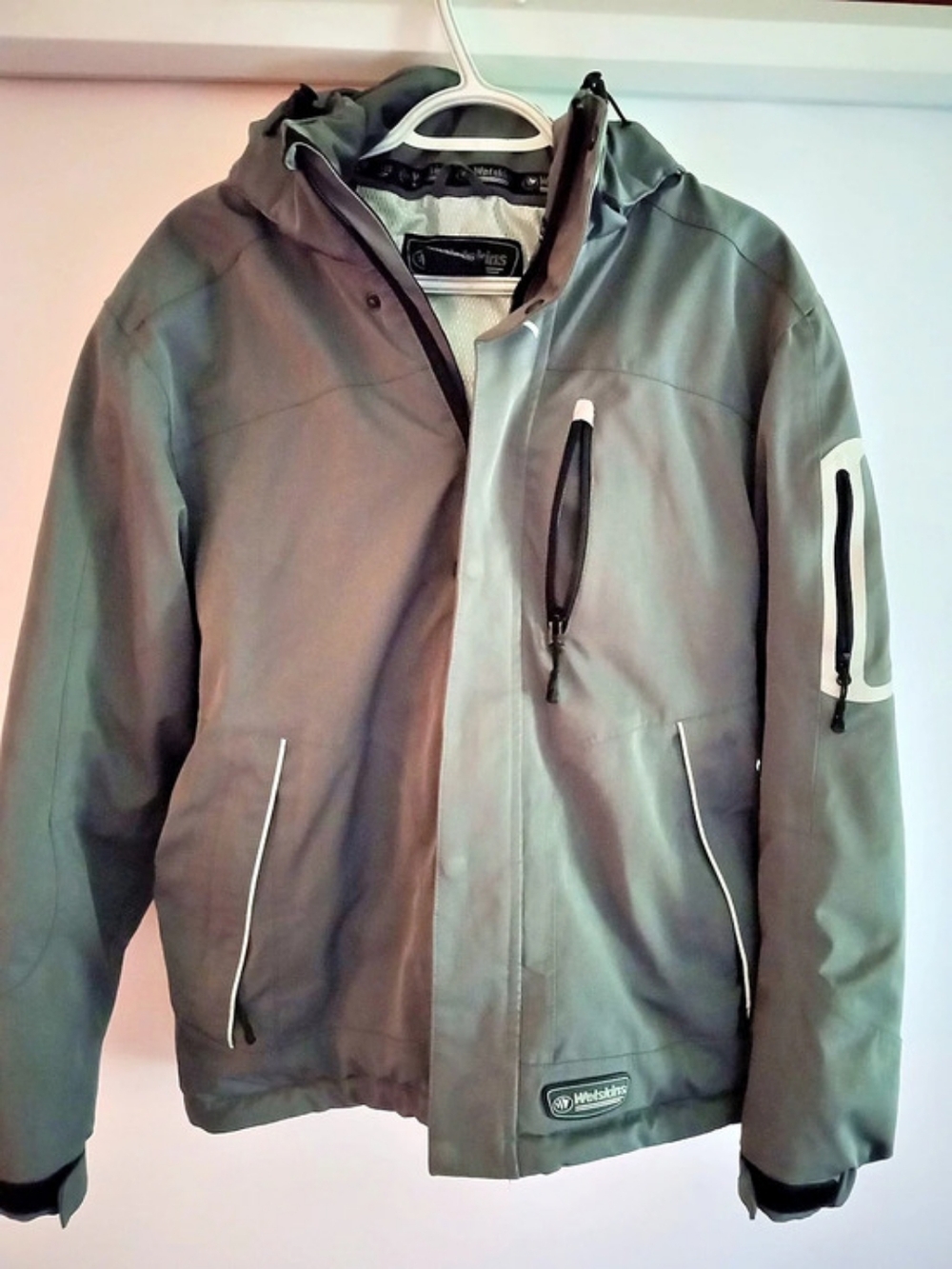 Wetskins Hooded Jacket in Green Small